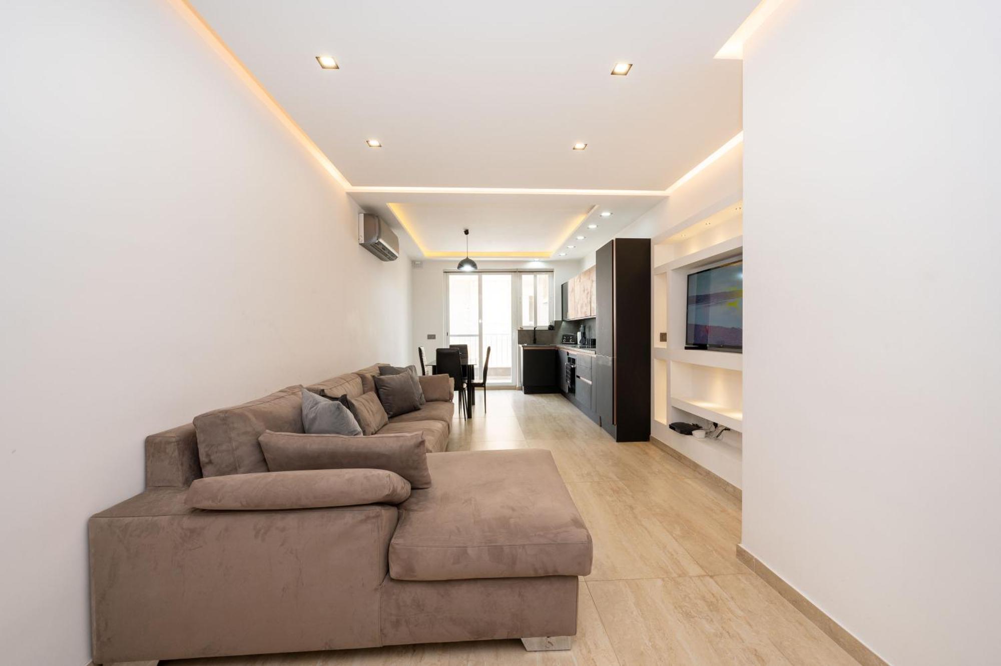 Stylish 2 Bedroomed Apartment Gzira Esterno foto